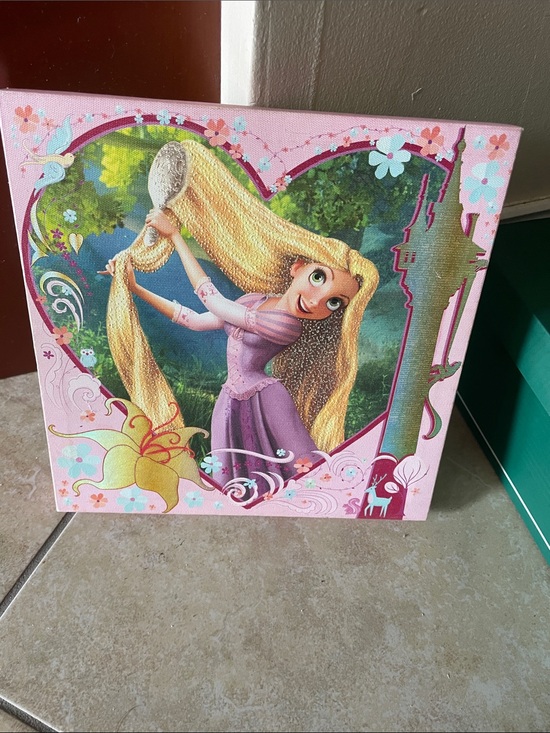 Disney Other - New Disney Rapunzel Pink Purple Wall frame
